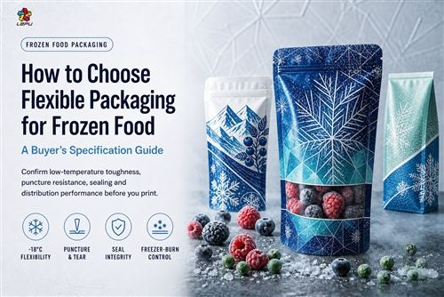 How to Choose Flexible Packaging for Frozen Food: A Buyer's Specification Guide